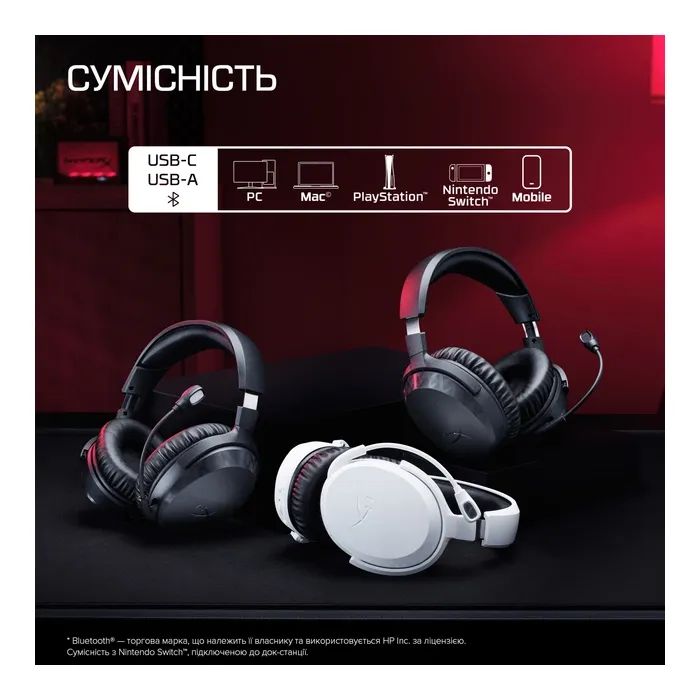 Наушники HyperX Cloud Stinger 3 Wireless Black (BS1T8AA) изображение 12