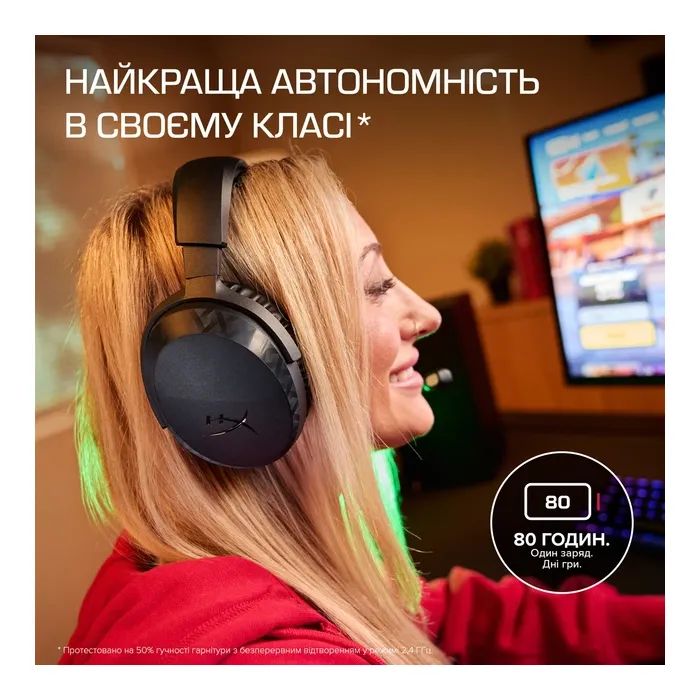 Наушники HyperX Cloud Stinger 3 Wireless Black (BS1T8AA) изображение 9