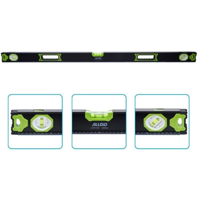 Уровень Alloid Pro, 120см, 3 капсулы, с магнитом (LD-013120)