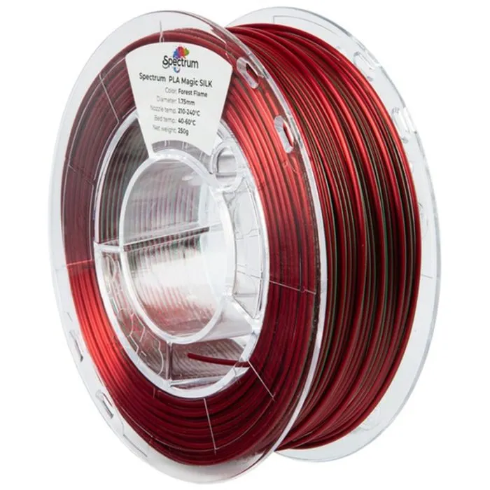 Пластик для 3D-принтера Spectrum PLA Magic SILK 1.75mm 0.25kg Forest Flame (81391)