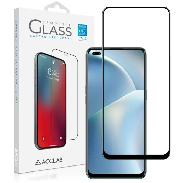 Скло захисне ACCLAB Full Glue Oppo Reno 4 Lite Black (1283126511196) зображення 2
