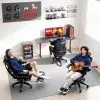 Офісне крісло Mealux Black Red (HF-G30 F/RB) зображення 4