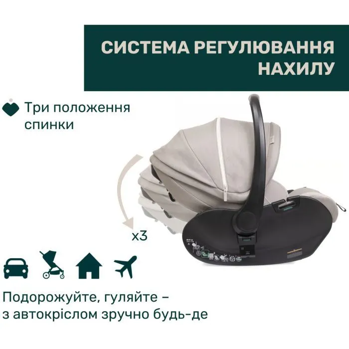Автокрісло Chicco First-Seat Recline i-Size група 0+ (8058664195329) (87100.06) зображення 3