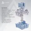 Клавиатура Ajazz AK029 Ice Island Magnetic Switch USB UA White/Blue (AK029-I-WB) изображение 13