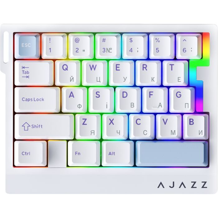Клавіатура Ajazz AK029 Ice Island Magnetic Switch USB UA Black/Yellow (AK029-I-BY)