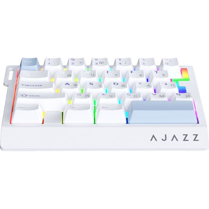 Клавіатура Ajazz AK029 Ice Island Magnetic Switch USB UA Black/Yellow (AK029-I-BY) зображення 2
