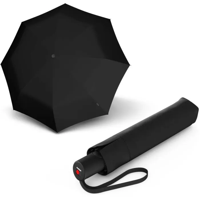 Зонт Knirps A.200 Black UV Protection автомат, складана (Kn95-7201-10001)