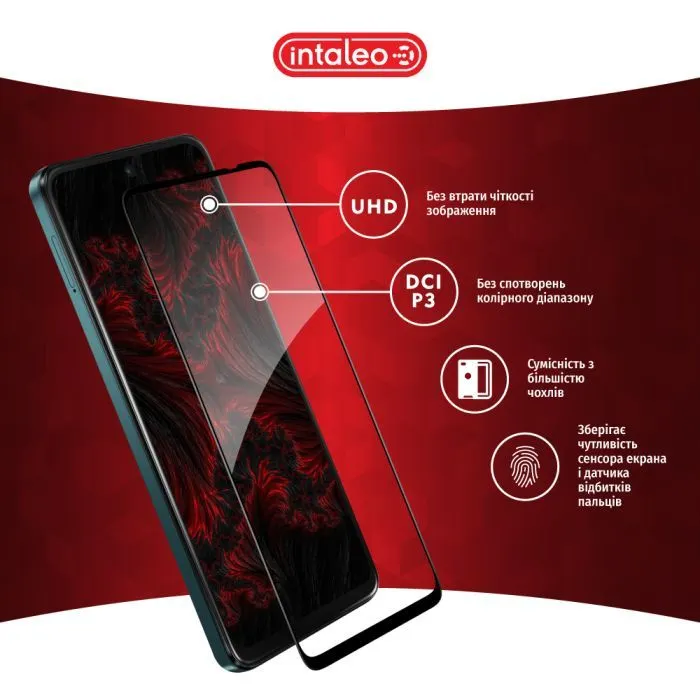 Скло захисне Intaleo Full Glue ESD Moto G17 Power Black (1283126636530) зображення 4