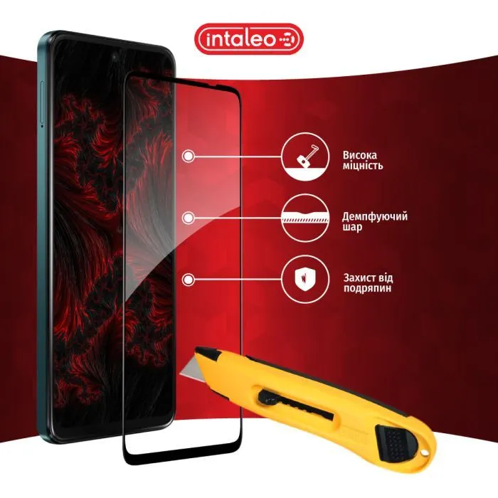 Скло захисне Intaleo Full Glue ESD Moto G17 Power Black (1283126636530) зображення 5