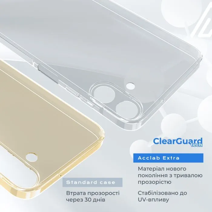 Чохол до мобільного телефона ACCLAB TPU Extra Slim Samsung Galaxy A07 Transparent (1283126626883) зображення 3
