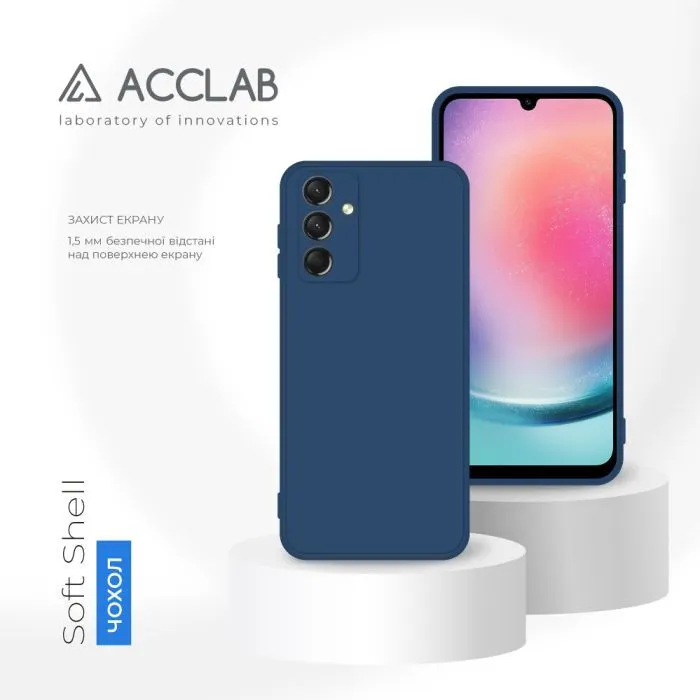 Чохол до мобільного телефона ACCLAB SoftShell Samsung Galaxy A24 Light Blue (1283126586859) зображення 4