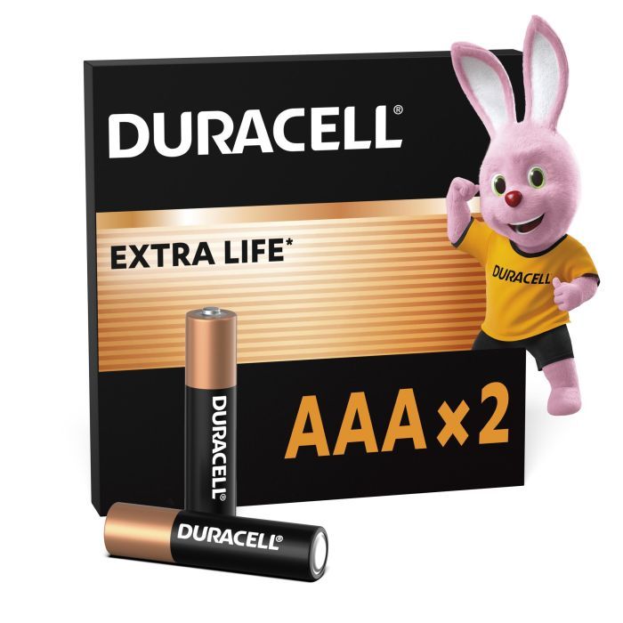 Батарейка Duracell AAA лужні 2 шт. в упаковці (5000394058170 / 81484984)