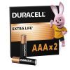 Батарейка Duracell AAA лужні 2 шт. в упаковці (5000394058170 / 81484984)