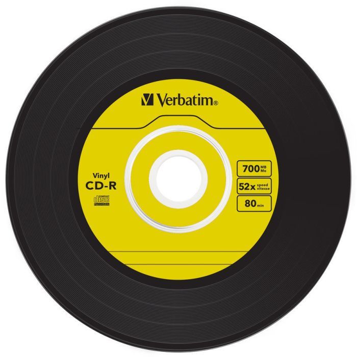 Диск CD Verbatim CD-R 700Mb 52x Slim case Vinyl AZO (43426) изображение 3