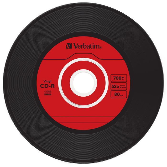 Диск CD Verbatim CD-R 700Mb 52x Slim case Vinyl AZO (43426) изображение 4