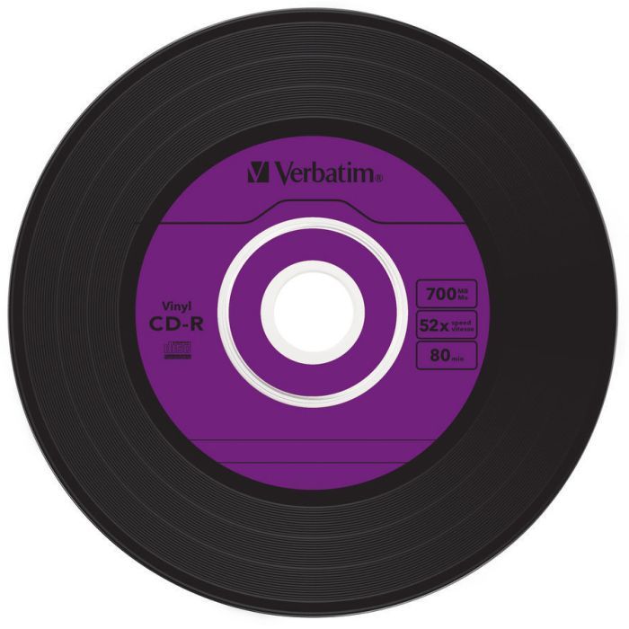 Диск CD Verbatim CD-R 700Mb 52x Slim case Vinyl AZO (43426) изображение 5
