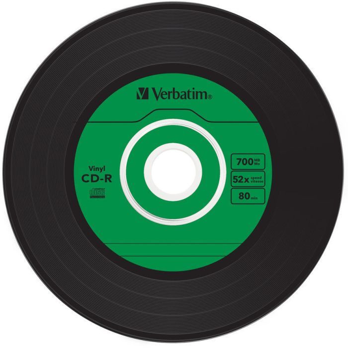 Диск CD Verbatim CD-R 700Mb 52x Slim case Vinyl AZO (43426) изображение 6