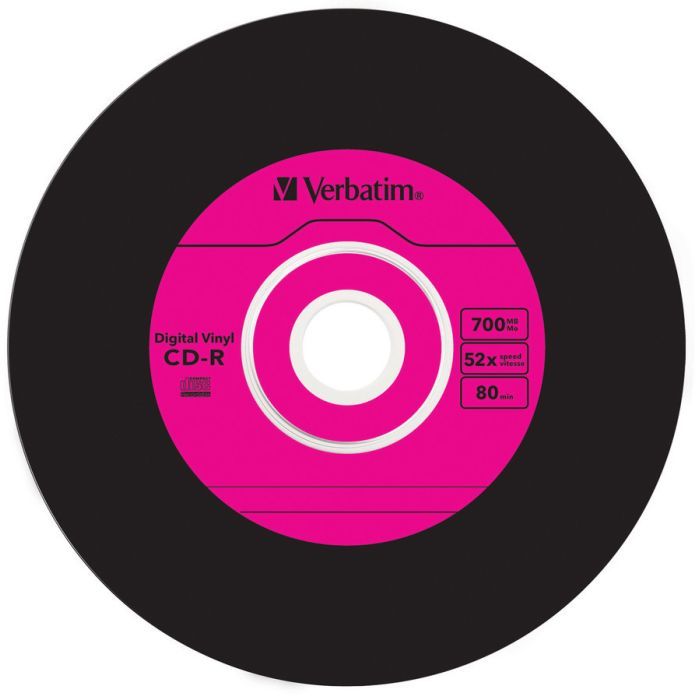 Диск CD Verbatim CD-R 700Mb 52x Slim case Vinyl AZO (43426) изображение 7