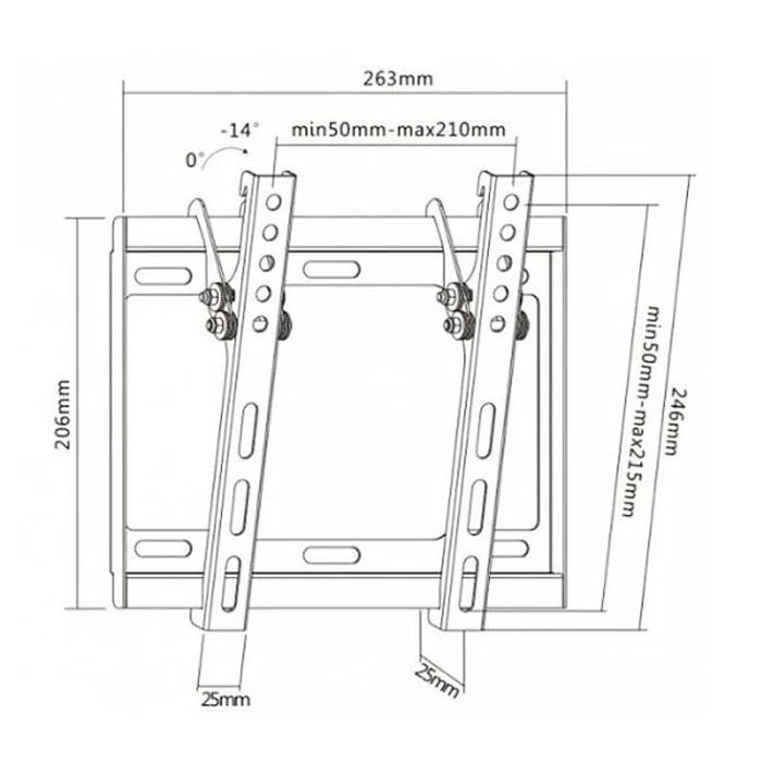 Кронштейн Brateck LP34-22T зображення 6