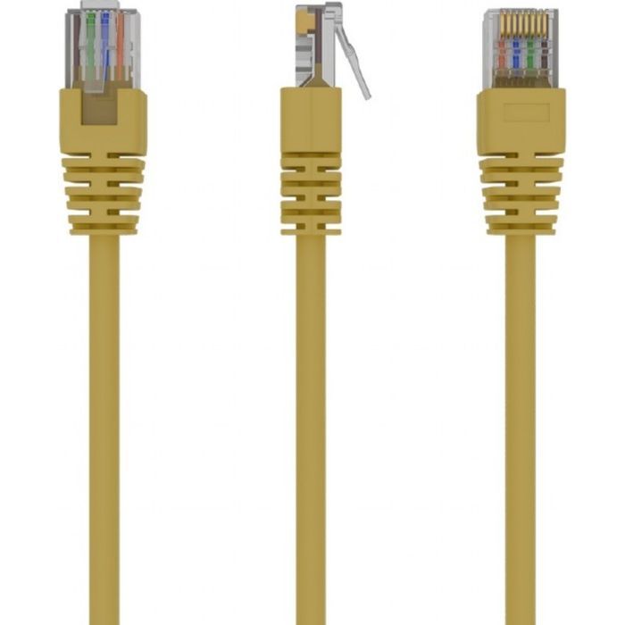 Патч-корд 3м UTP cat 5е CCA Cablexpert (PP12-3M/Y)