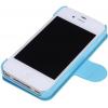 Чохол до мобільного телефона Nillkin для iPhone 4S /Fresh/ Leather/Blue (6065676) зображення 3