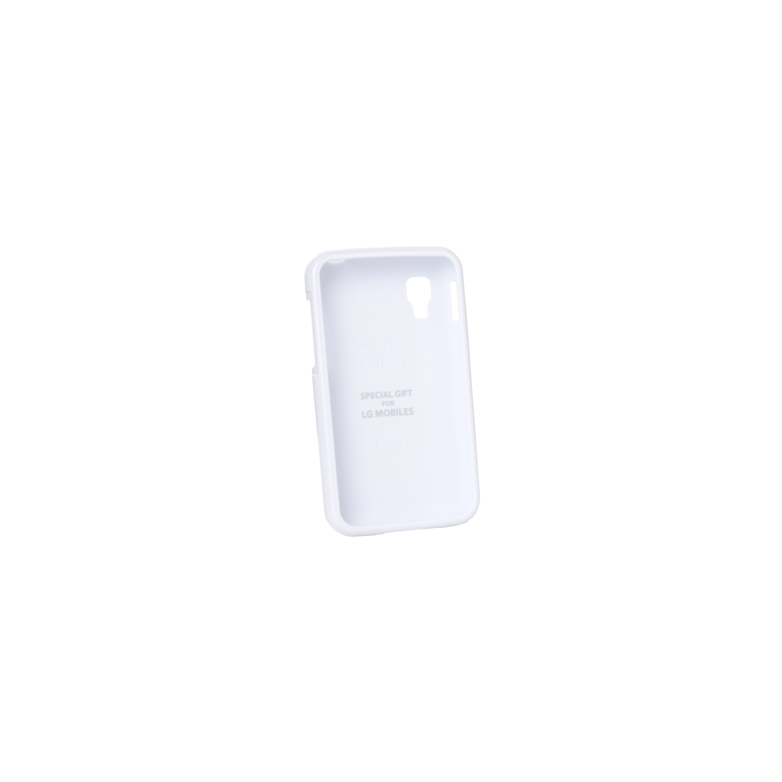 Чохол до мобільного телефона Voia для LG E445 Optimus L4II Dual /Jelly/White (6068190)