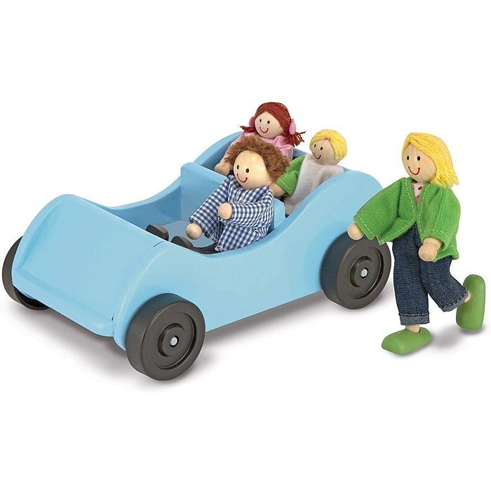 Развивающая игрушка Melissa&Doug Дорожная машинка с куклами (MD2463) изображение 3