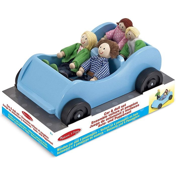 Развивающая игрушка Melissa&Doug Дорожная машинка с куклами (MD2463) изображение 4