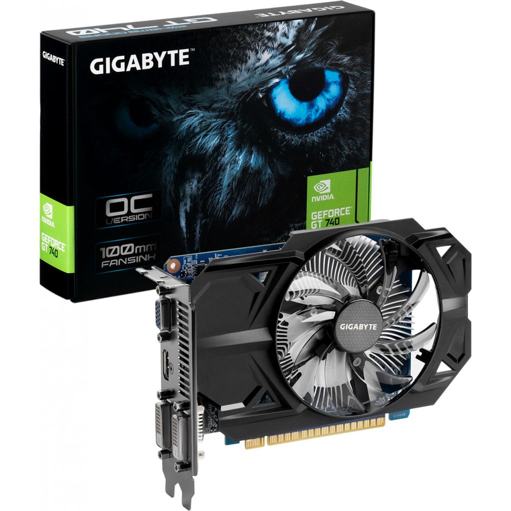 Відеокарта GIGABYTE GeForce GT740 2048Mb OC (GV-N740D5OC-2GI)