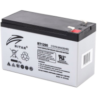 Фото - Батарея для ДБЖ RITAR Батарея до ДБЖ  AGM RT1290, 12V-9Ah  (RT1290)