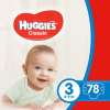 Підгузки Huggies Classic 3 (4-9 кг) Mega 78 шт (5029053544861)