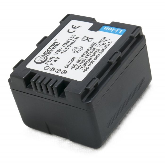 Аккумулятор к фото/видео Extradigital Panasonic VW-VBN130 (DV00DV1361) изображение 4
