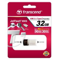 USB флеш накопитель Transcend 32GB JetFlash 890S Silver USB 3.1 (TS32GJF890S) изображение 4