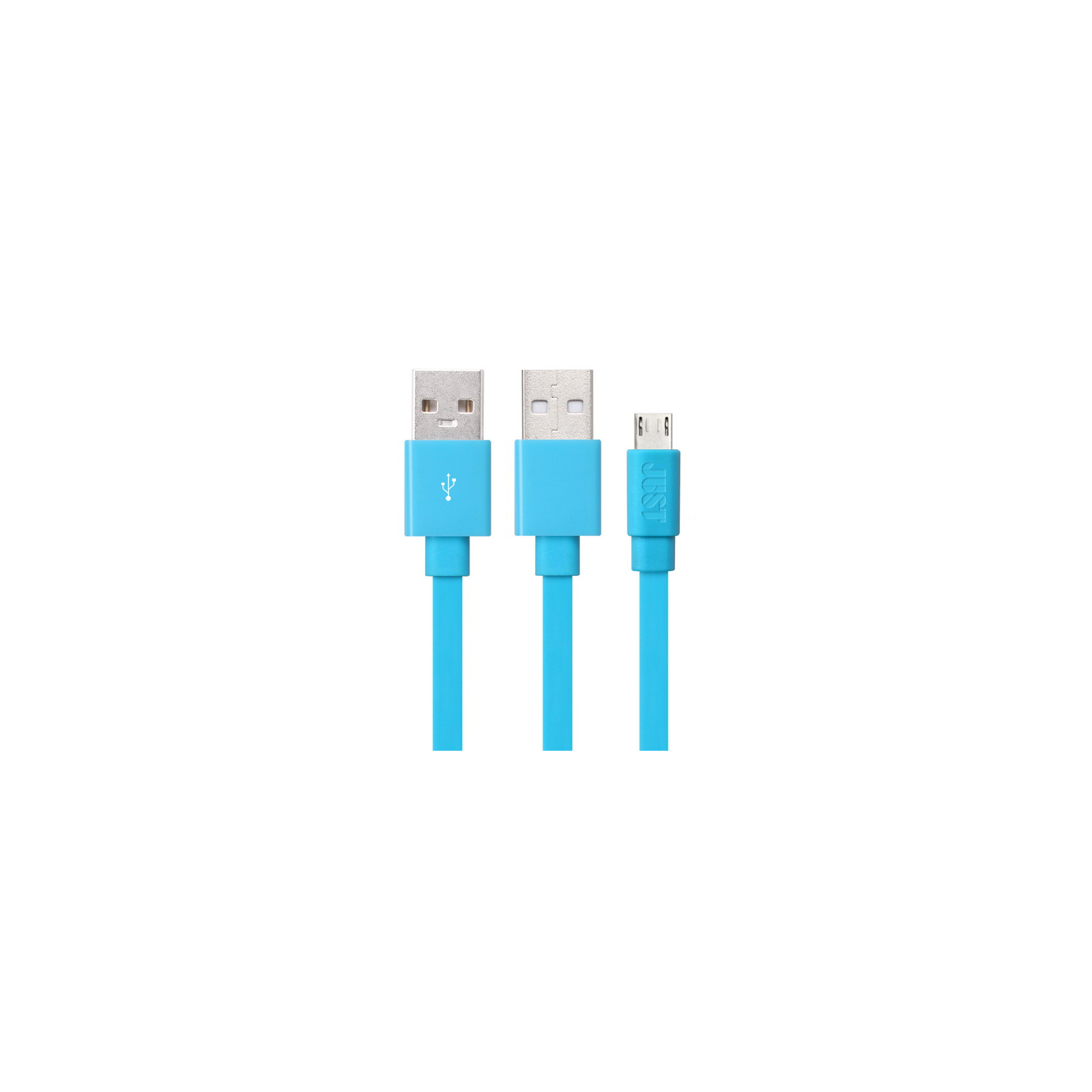 Дата кабель USB 2.0 AM to Micro 5P 1.0m Simple Blue Just (MCR-SMP10-BLUE)