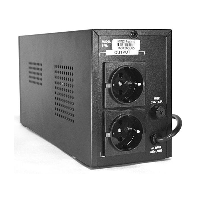 Пристрій безперебійного живлення Ritar RTM800 (480W) Proxima-L (RTM800L) зображення 2