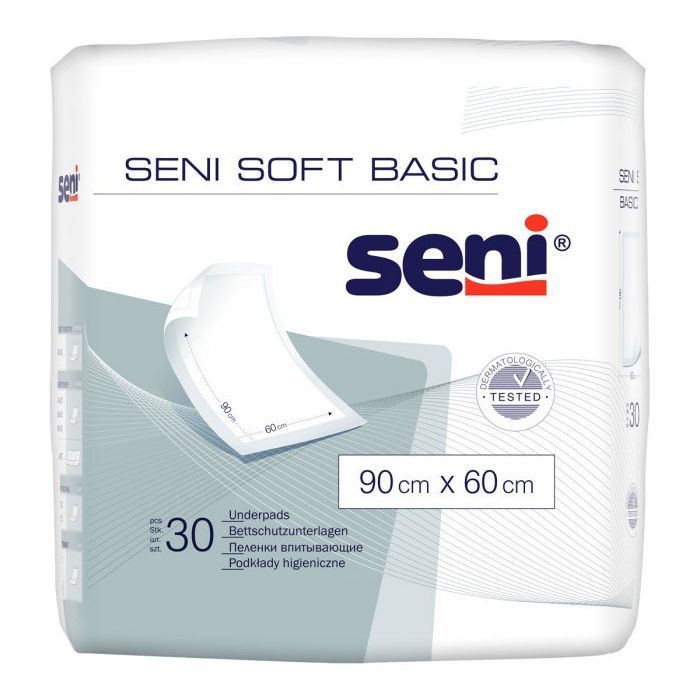 Пеленки для младенцев Seni Soft Basic 90х60 см 30 шт (5900516692315)