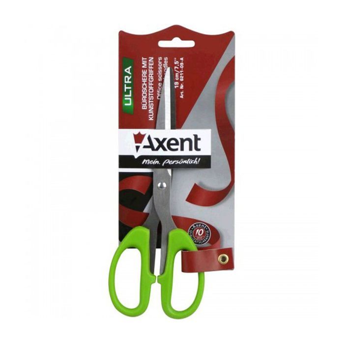 Ножницы Axent Ultra, 19 см, light green (6211-09-А) изображение 2