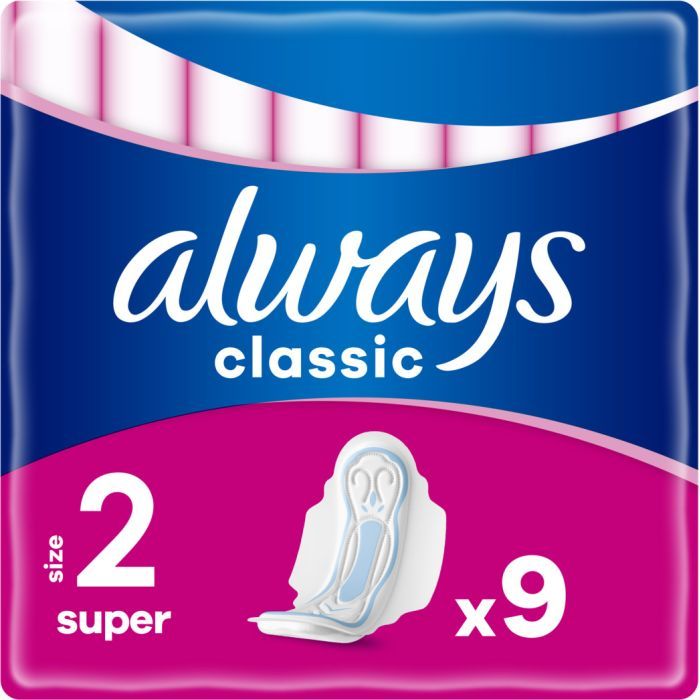Гигиенические прокладки Always Classic Super Размер 2 9 шт. (4015400259459)