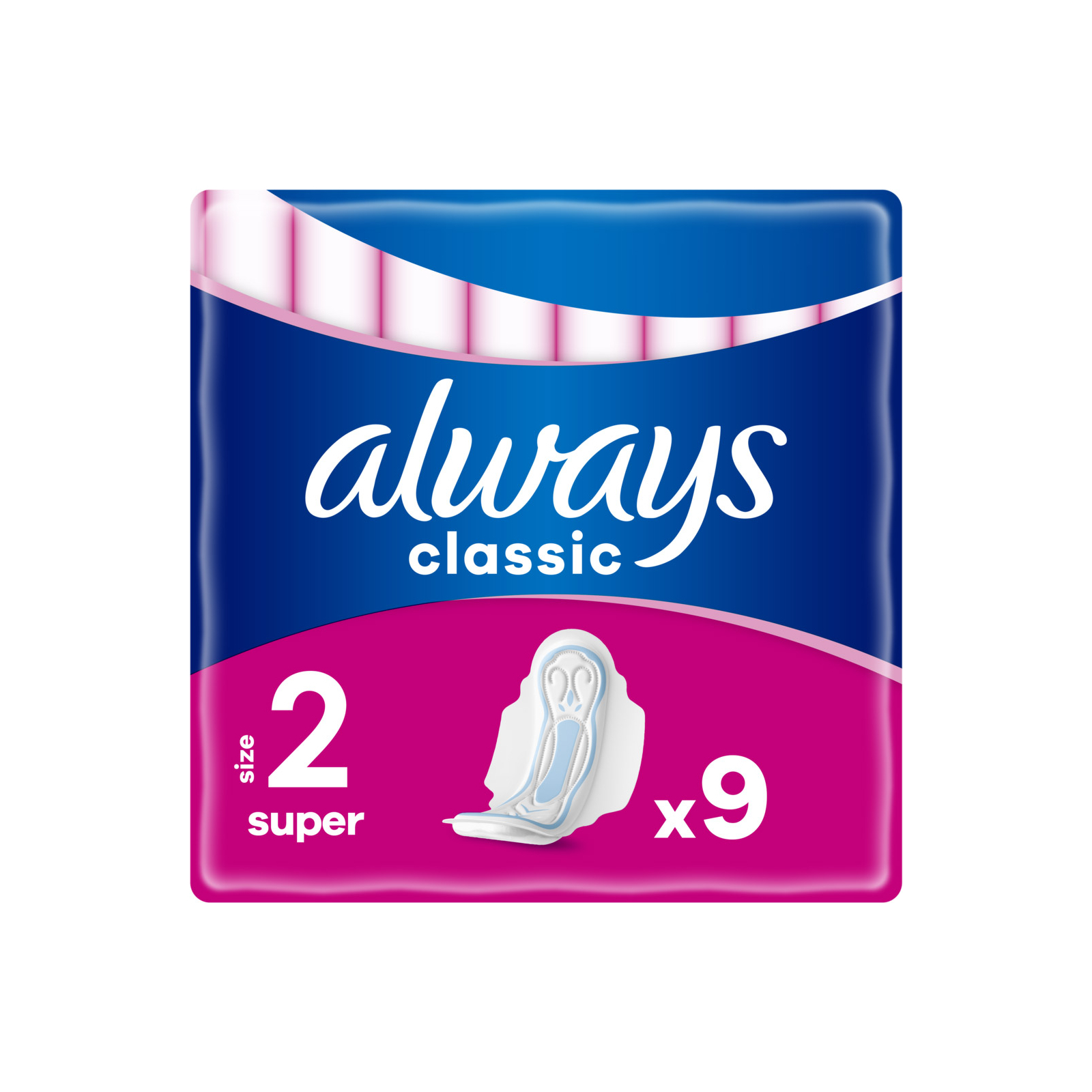 Гигиенические прокладки Always Classic Super Размер 2 9 шт. (4015400259459)