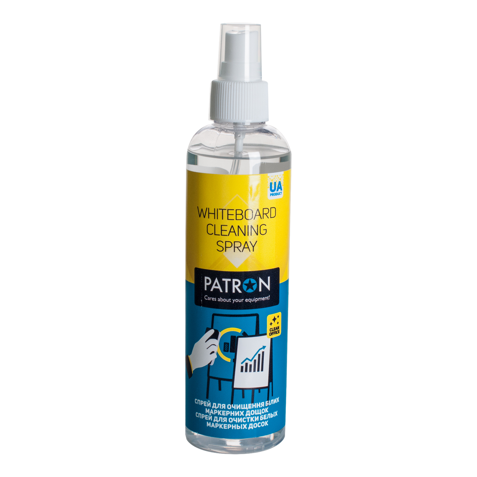 Спрей для очистки Patron Whiteboard Cleaner 250мл (F3-007)