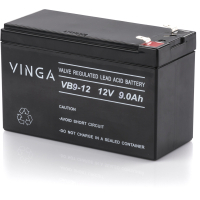 Фото - Батарея для ИБП Vinga Батарея до ДБЖ  12В 9 Ач  VB9-12 (VB9-12)