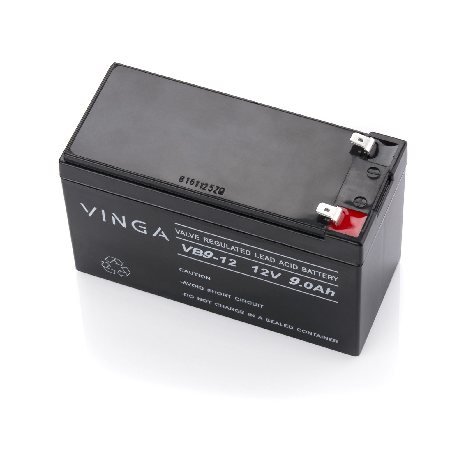 Батарея к ИБП Vinga 12В 9 Ач (VB9-12) изображение 2