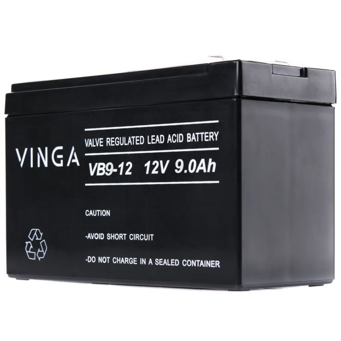 Батарея до ДБЖ Vinga 12В 9 Ач (VB9-12) зображення 4