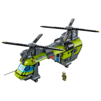 Конструктор LEGO City Вулкан Тяжёлый транспортный вертолет (60125) изображение 4