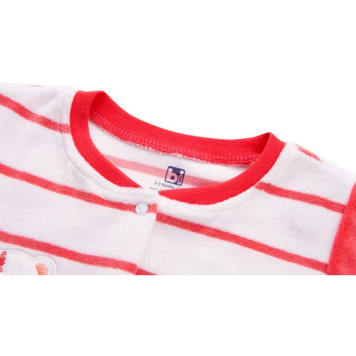 Человечек детский Bibaby в полосочку "Lovely" (60173-68G-coral) изображение 3
