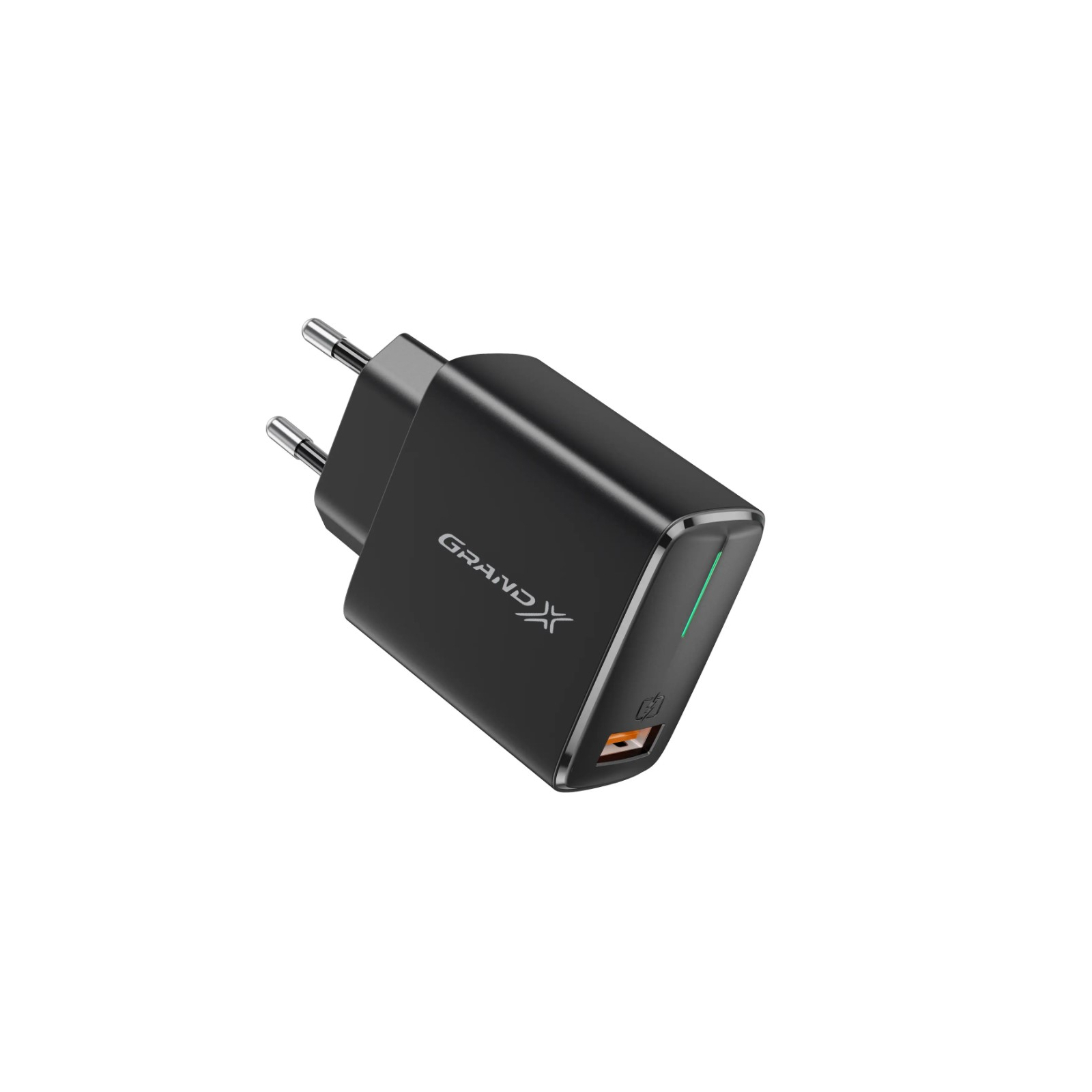 Зарядное устройство Grand-X Quick Charge QС3.0 3.6V-6.5V 3A, 6.5V-9V 2A, 9V-12V 1.5A USB (CH-550B) изображение 3