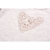 Кофта дитяча Breeze з мереживним серцем (7883-80G-beige) зображення 5
