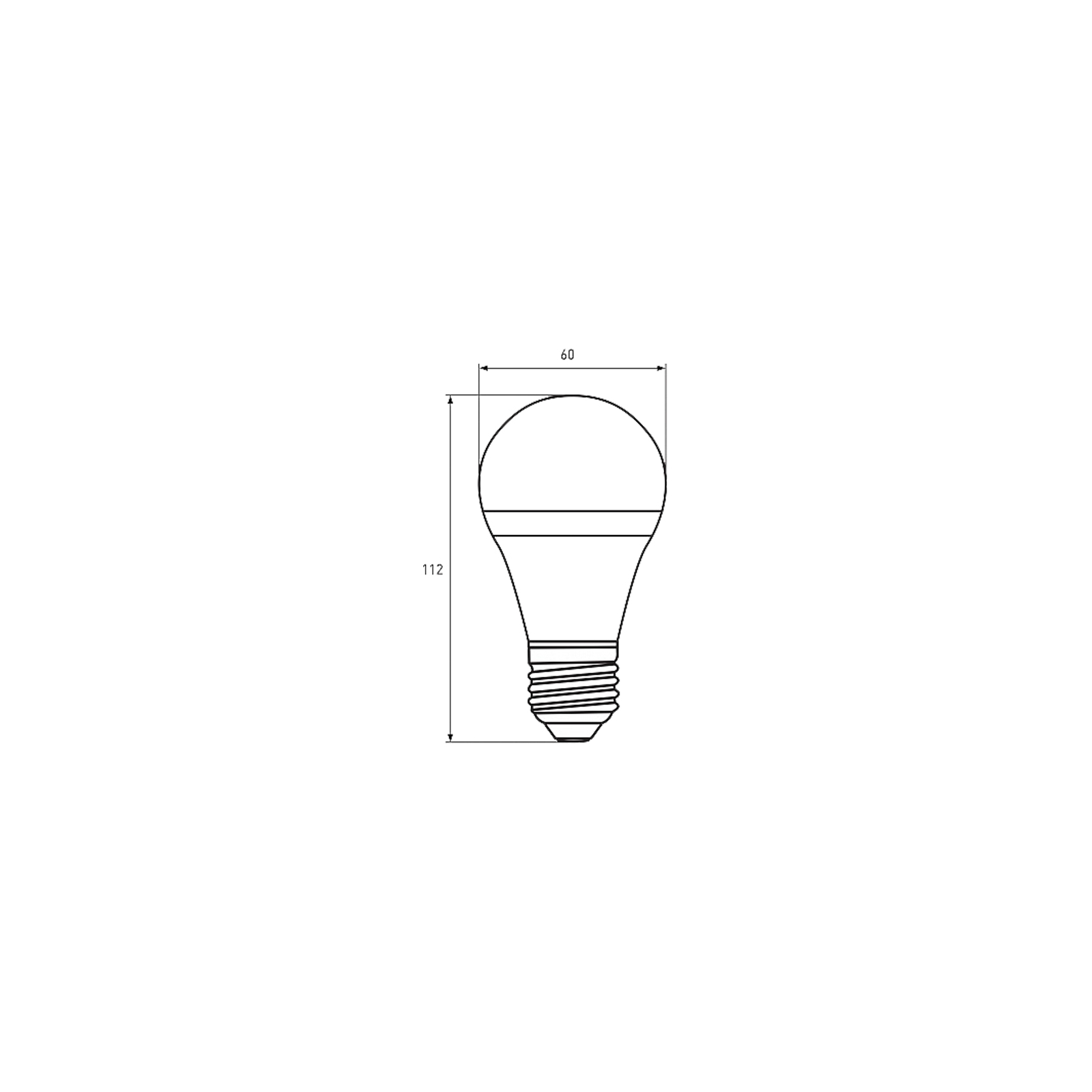 Лампочка Eurolamp E27 (MLP-LED-A60-10272(E)) зображення 3