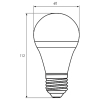 Лампочка Eurolamp E27 (MLP-LED-A60-10272(E)) изображение 3