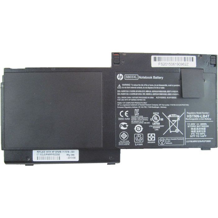 Аккумулятор для ноутбука HP EliteBook 820 HSTNN-LB4T 46Wh 6cell 11.25V Li-ion (A41986)